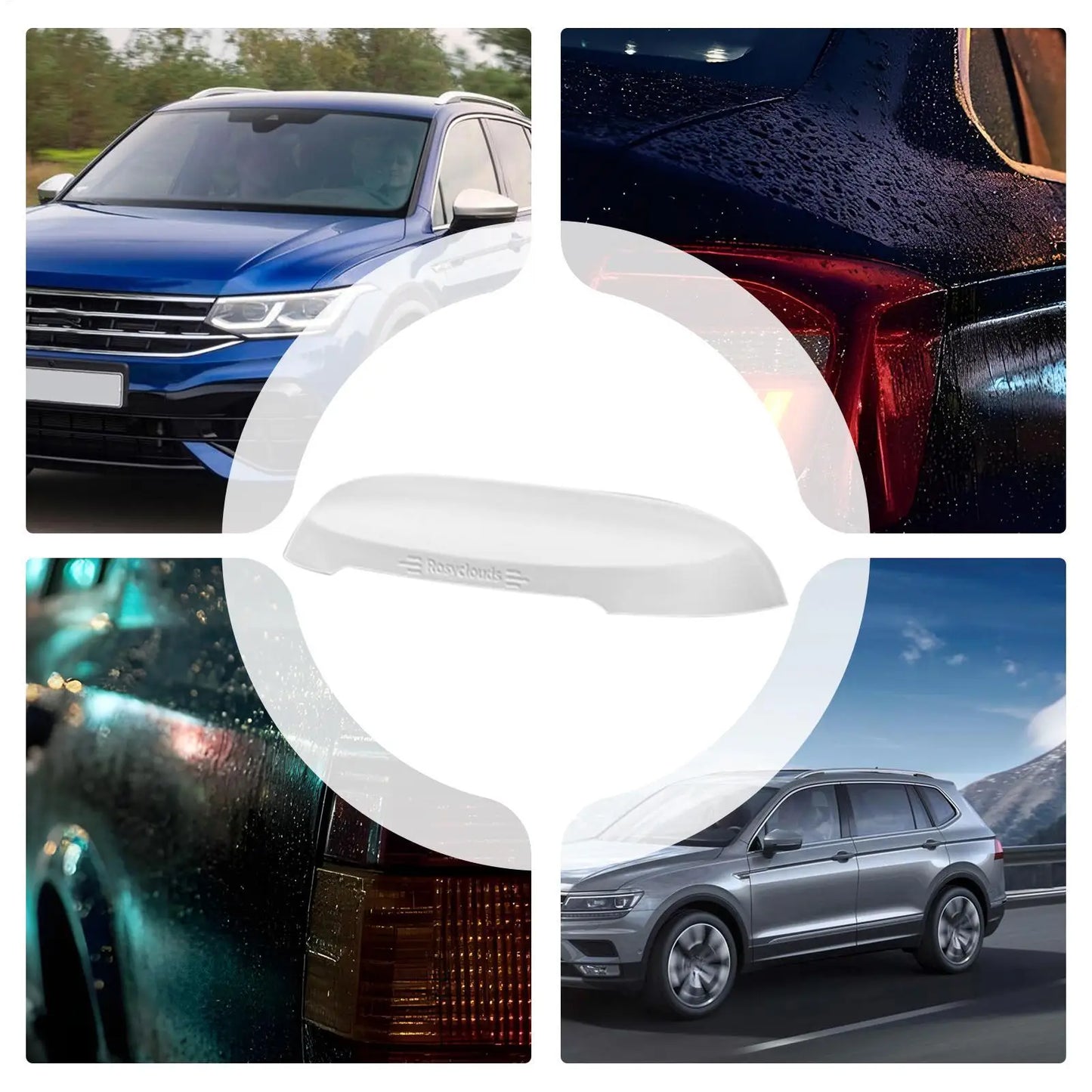 Car Camera Rain Cover Anti-Rain Cover for Reversing Camera Easy Installation Protector Guard for Rainy Weather Daily Driving