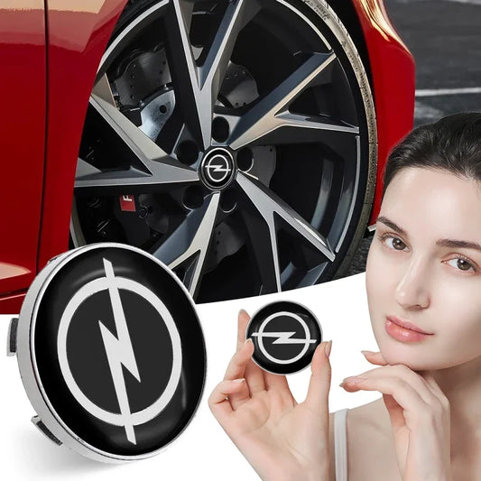 60mm Metal Car Wheel Hub Covers with Exquisite Stickers For Opel Insignia Astra Antara Meriva Zafira H G Cors