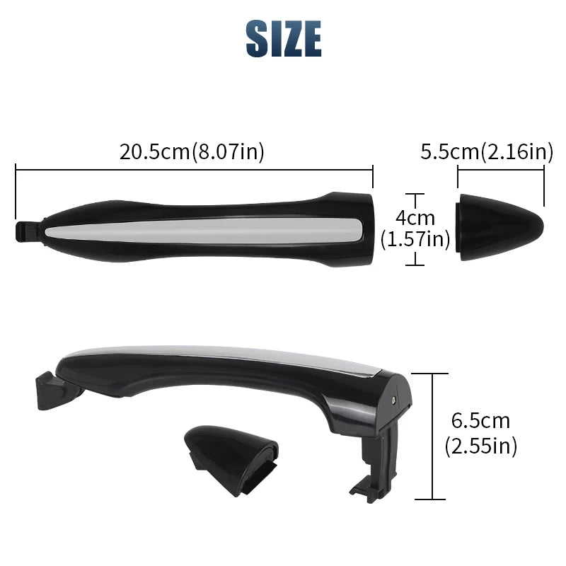 Exterior Door Handle For Kia Forte Cerato 2014 2015 2016 2017 2018 Front Rear Left Right Door Handle Parts 82652A7030 82651A7020