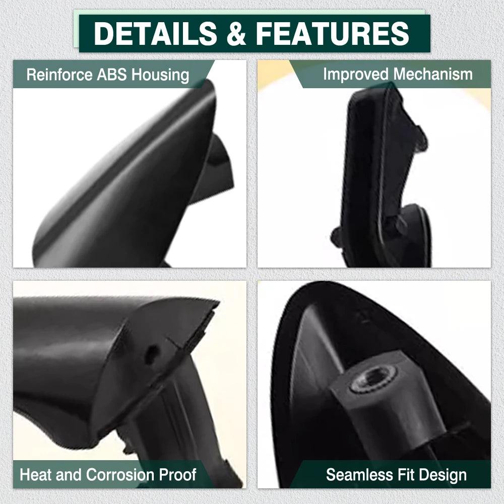 Black Exterior Door Handle for Hyundai Elantra 2011 2012 2013 2014 2015 2016 Front Rear Left Right