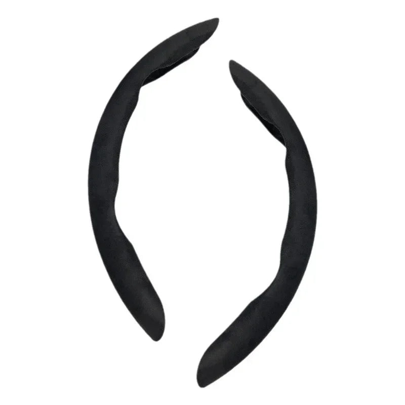 38CM Car Steering Wheel Booster Cover Suede Universal Thicken Non-Slip Auto Interior Steer Protector Decoration Accessories