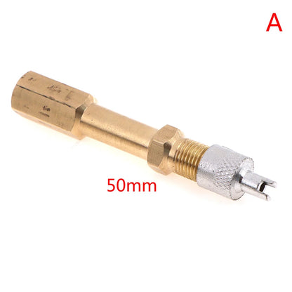 Car Auto Truck Brass Wheel Tire Valve Cap Tyre Stem Extension Pole Cap Extender Steamboat Inflation Valve Stems Automobiles Tool