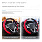 38CM Car Steering Wheel Booster Cover Suede Universal Thicken Non-Slip Auto Interior Steer Protector Decoration Accessories
