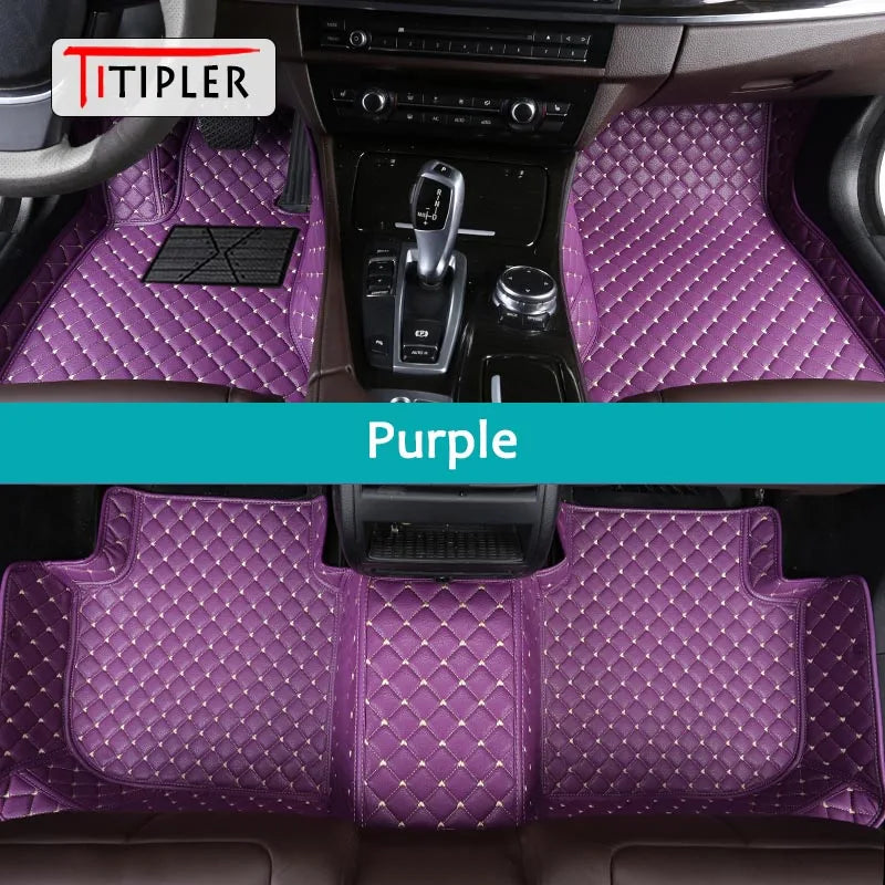 TITIPLER Custom Car Floor Mats For Alfa Romeo Stelvio Auto Carpets Foot Coche Accessorie