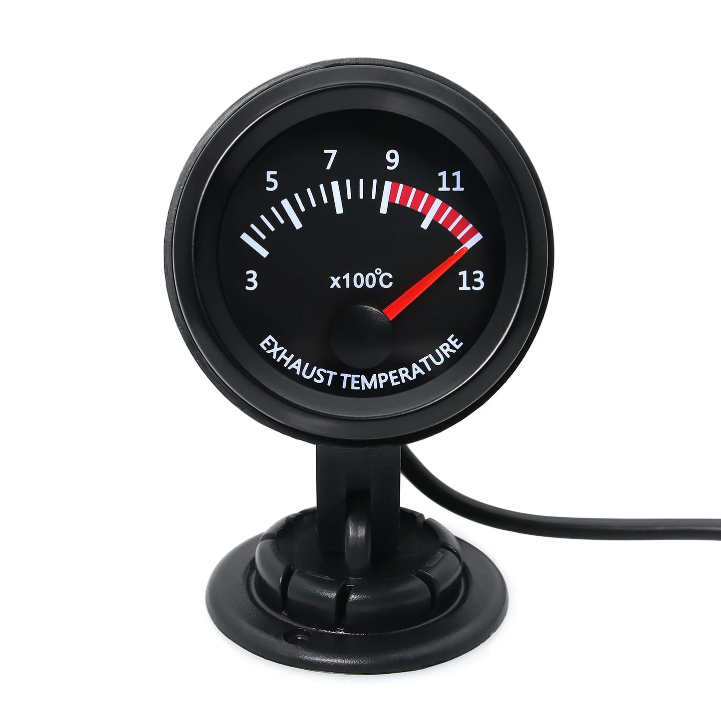 Universal 52mm 2" Car Auto Exhaust Gas Temp Gauge 300~1300 Celsius 12V Exhaust Gas Temp Gauge Ext Temp Meter EGT With Sensor