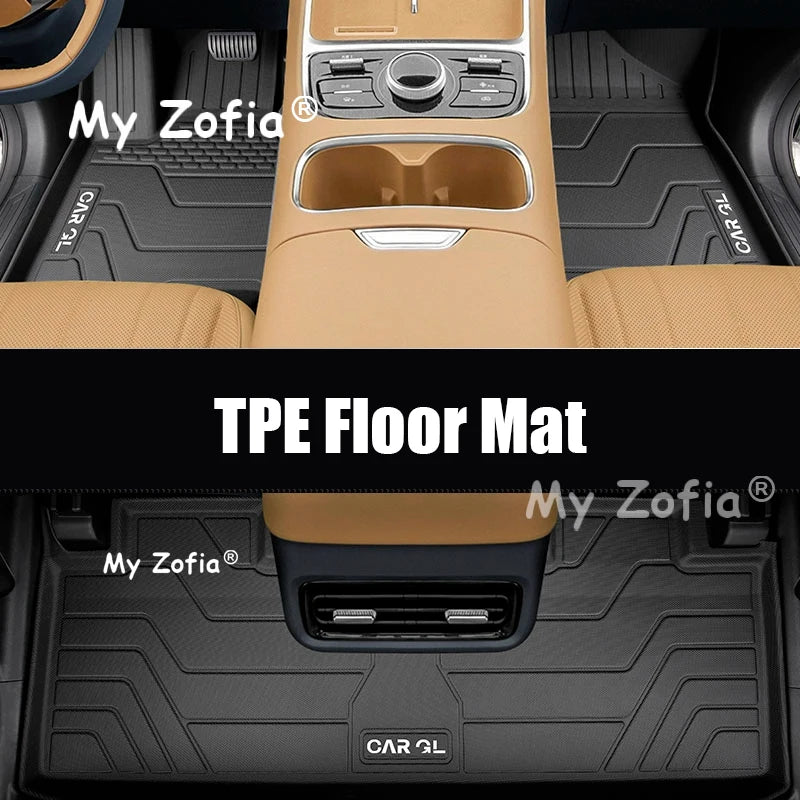 For Geely EX5 EM-i Galaxy Starship 7 EM-i 2025 2026 Car TPE Floor Mats Full Cover Cargo Liner Waterproof Trunk Mat Accessories