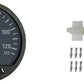 ELING Newest Universal 140mm Diameter Truck Speedometer Odometer 0-125km/h With Backlight 9-36V