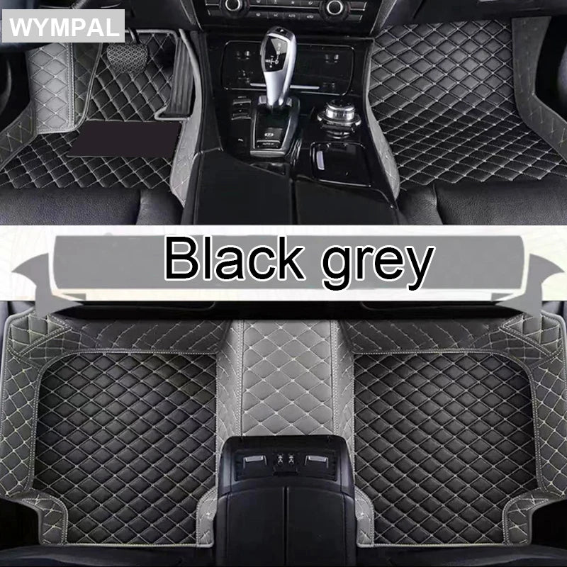 Custom Auto Luxury Leather Car Floor Mat For Renault Clio 4 2013 2014 2015 2016 Car Mat Full Set Women Waterproof Accessories