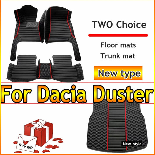 Car Floor Mats For Dacia Duster Renault Duster HM 2021~2022 Waterproof Ptotective Pads Car Mats Full Set Car Accessories