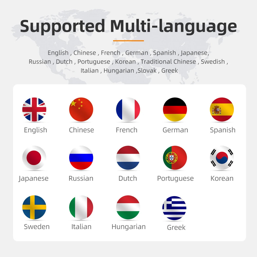 Foxwell GT60 OBD2 Automotive Scanner Biretional Control All System Car Code Reader EPB A/F 24 Reset ODB 2 Car Diagnostic Tool