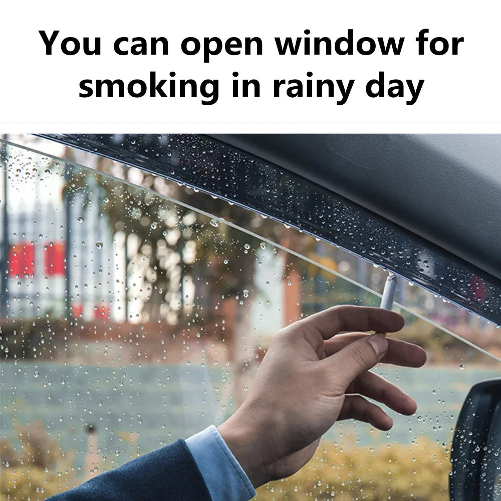 For Peugeot 508 Sedan 2011-2015 Window Visors Rain Guard Side Vent Deflector Weathershield Moulding Trim Cars Accessories