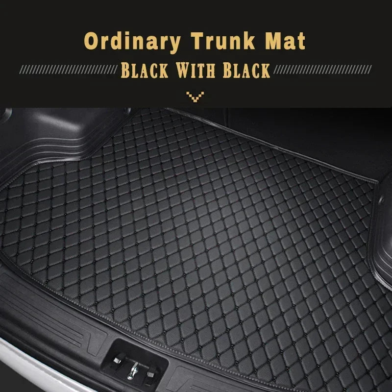 Car Trunk Mats For Peugeot 3008 2013 2014 2015 2016 2017 Auto Vehicles Cargo Liner Carpets Interior Accessories Products Covers
