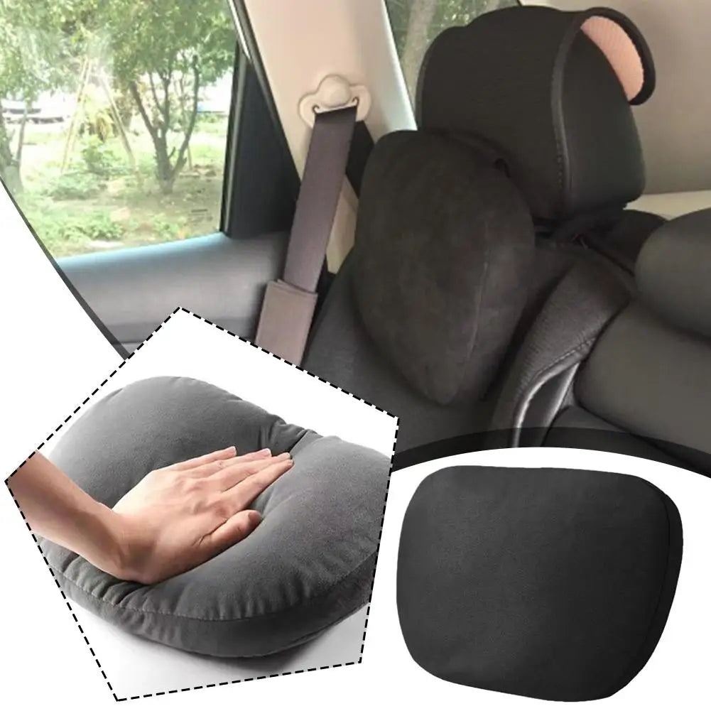Car Headrest Pillow Memory Foam Neck Adjustable Car Pillow Neck Rest Cushion Relieve Fatigue for Universal Car Head Support