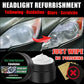 Car Headlight Restoration Polishing Sets Headlamp Scratch Remover Repair Cleaning Paste Remove Oxidation Headlight Polish Liquid