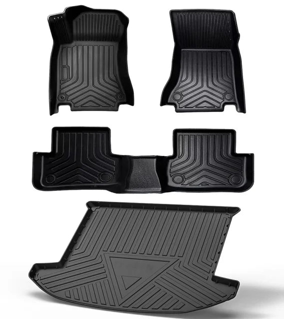 Luxury All-weather Double-layer Multicolored TPE Car Floor Mat Specifically Designed for Bestune T55