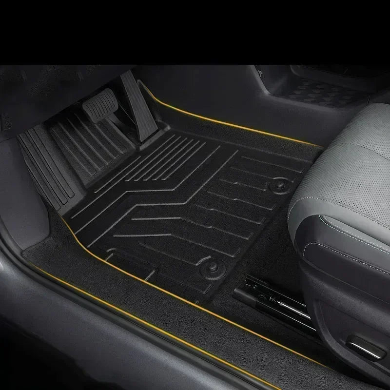 For Hyudnai Santa Fe 3 Maxcruz LWB XL DM NC 2013~2020 Car Floor Mats TPE Material Anti-dirty Anti-slip Foot pad Cover Carpet Pad