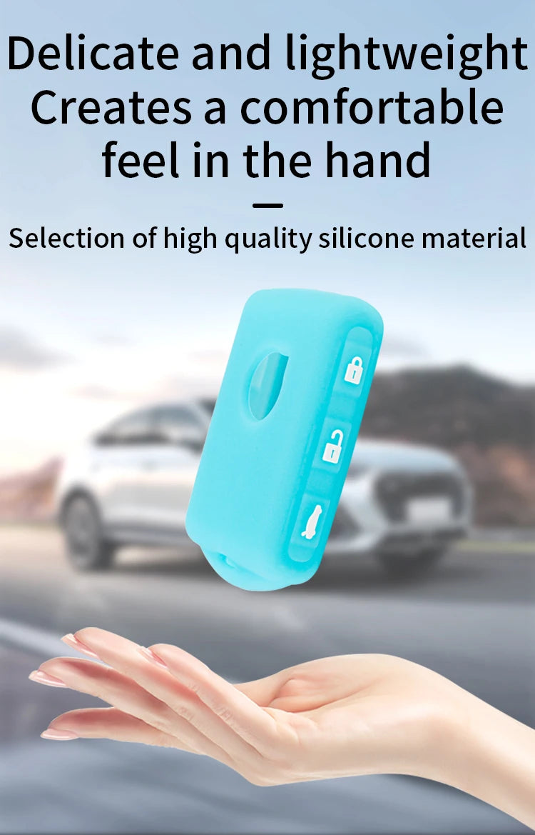Silicone Key case for Volvo XC60 XC40 XC90 S90 V60 S60 V90 2020 Car Key Cover Case Keychain Accessories Protection Shell Skin