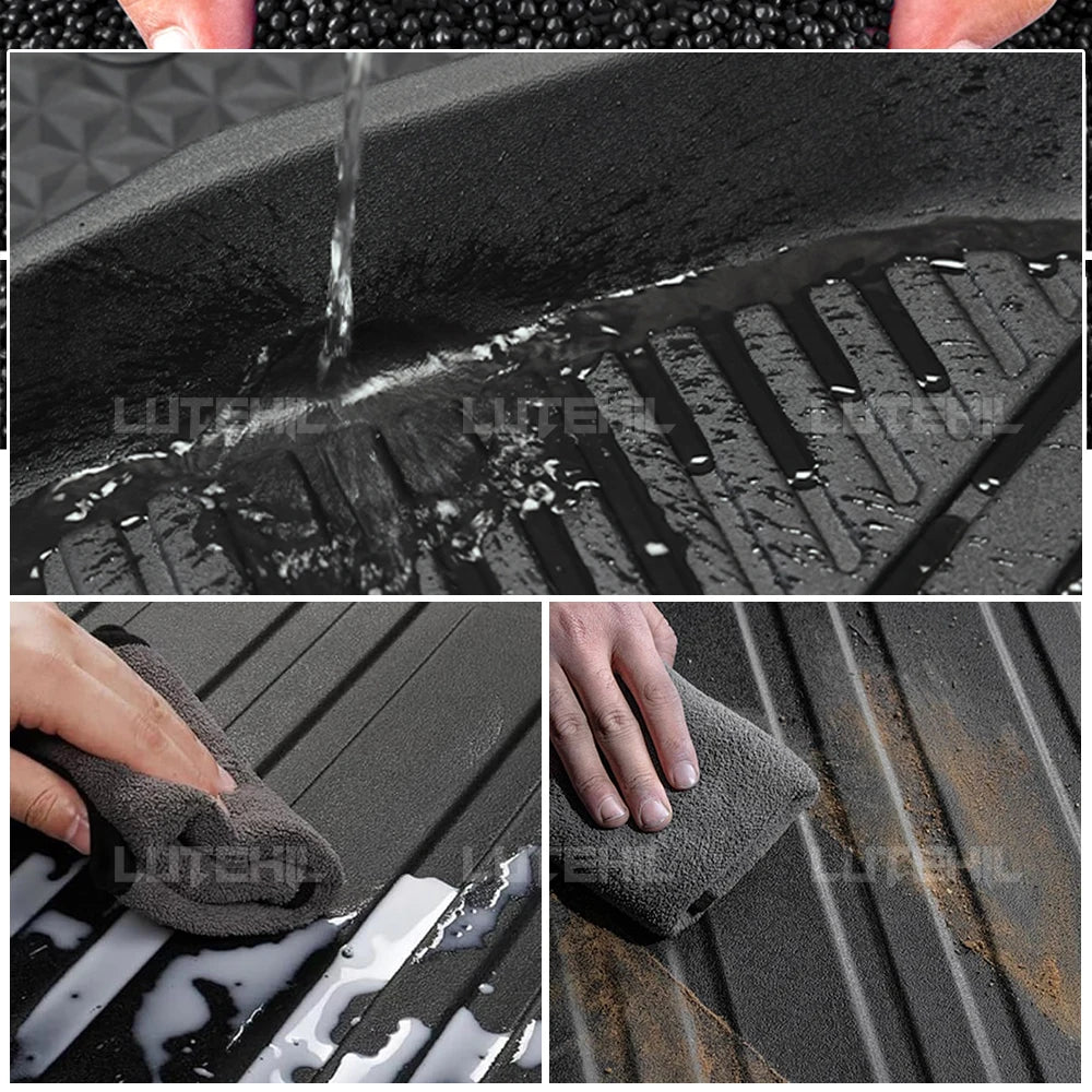 For Mercedes-Benz GLC X253 2016-2019 2018 2017 Custom TPE Car Floor Mat Carpet Cover Non-slip Interior Protector Accessories