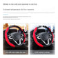 38CM Car Steering Wheel Booster Cover Suede Universal Thicken Non-Slip Auto Interior Steer Protector Decoration Accessories