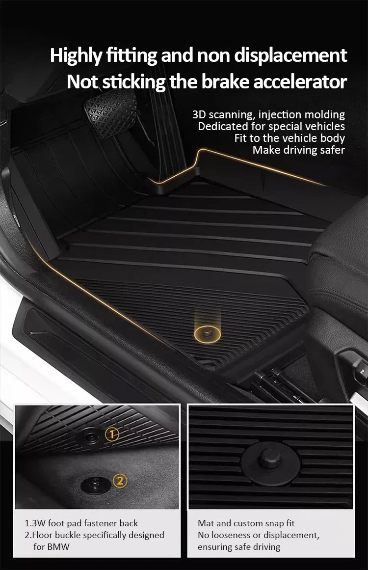 TPE Auto Floor Mats For Hyundai Ioniq 5 N Cars Accessories 2024 2025 2026 Cargo Liner Rug Foot Pad Cover Rugs Water Proof Mat