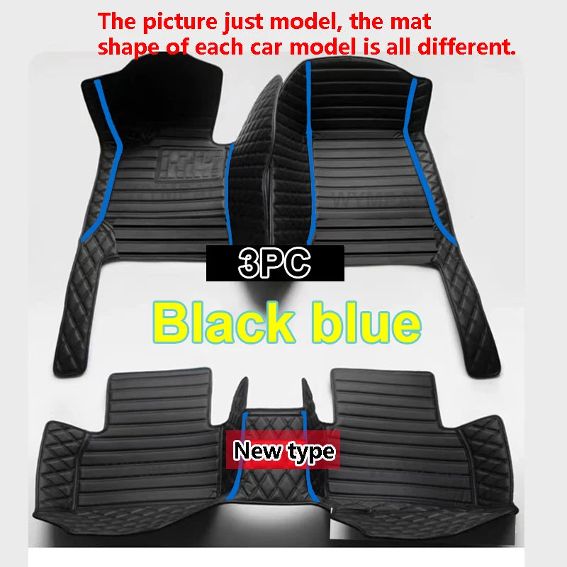 Custom Made Leather Car Floor Mats For Dacia Duster 2010 2011 2012 2013 2014 2015 2017 Carpets Rugs Foot Pads Accessories