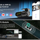 Dash Cam WiFi 2.5K,Car Camera with APP,Dashcams with WDR Night Vision, 24H Parking mode, Loop Recording, G-Sensor,GPS Module