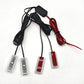 1-4LED ambient light, car interior floor light, connected to ACC power supply 12V RED WHITE 6000K BLUE YELLOW GREEN PINK
