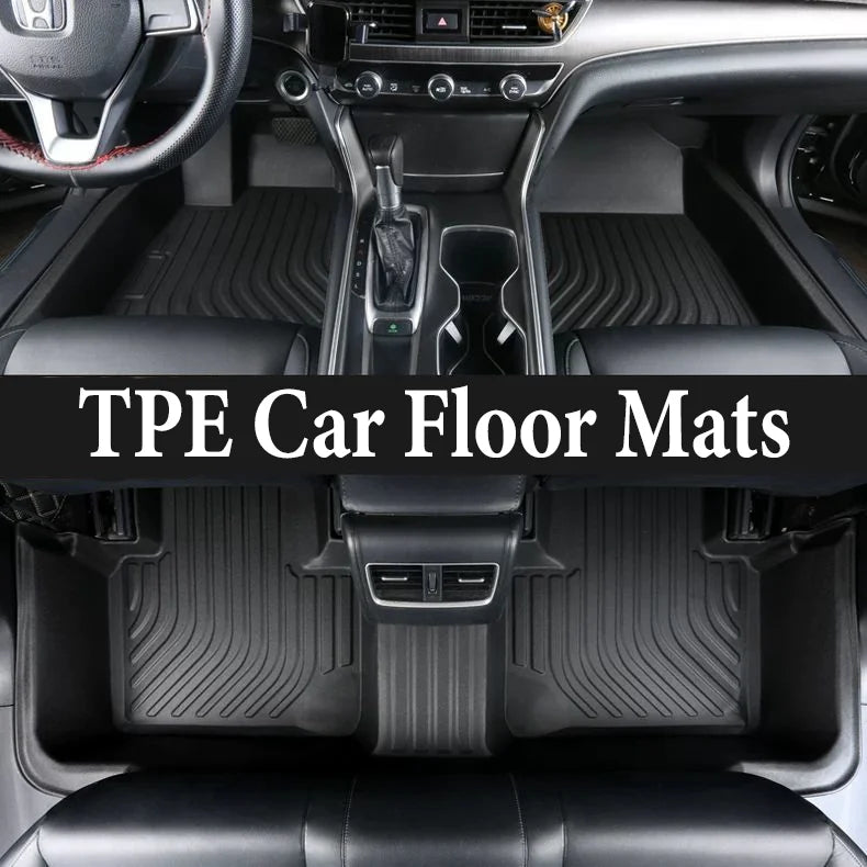 For Hyudnai Santa Fe 3 Maxcruz LWB XL DM NC 2013~2020 Car Floor Mats TPE Material Anti-dirty Anti-slip Foot pad Cover Carpet Pad