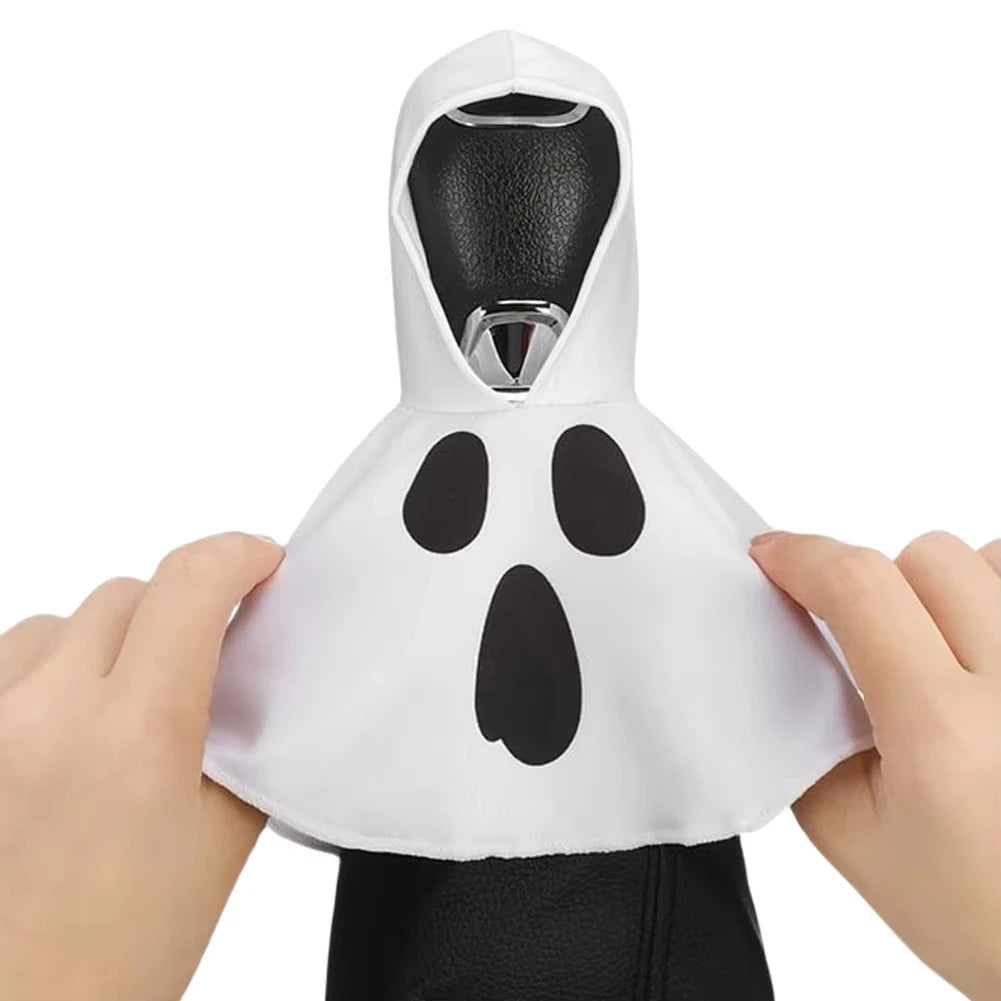 Halloween Car Gear Shift Hoodie Cover Shift Cover Gear Handle Decoration Fits Manual Automatic Car Shift Lever Interior Decor
