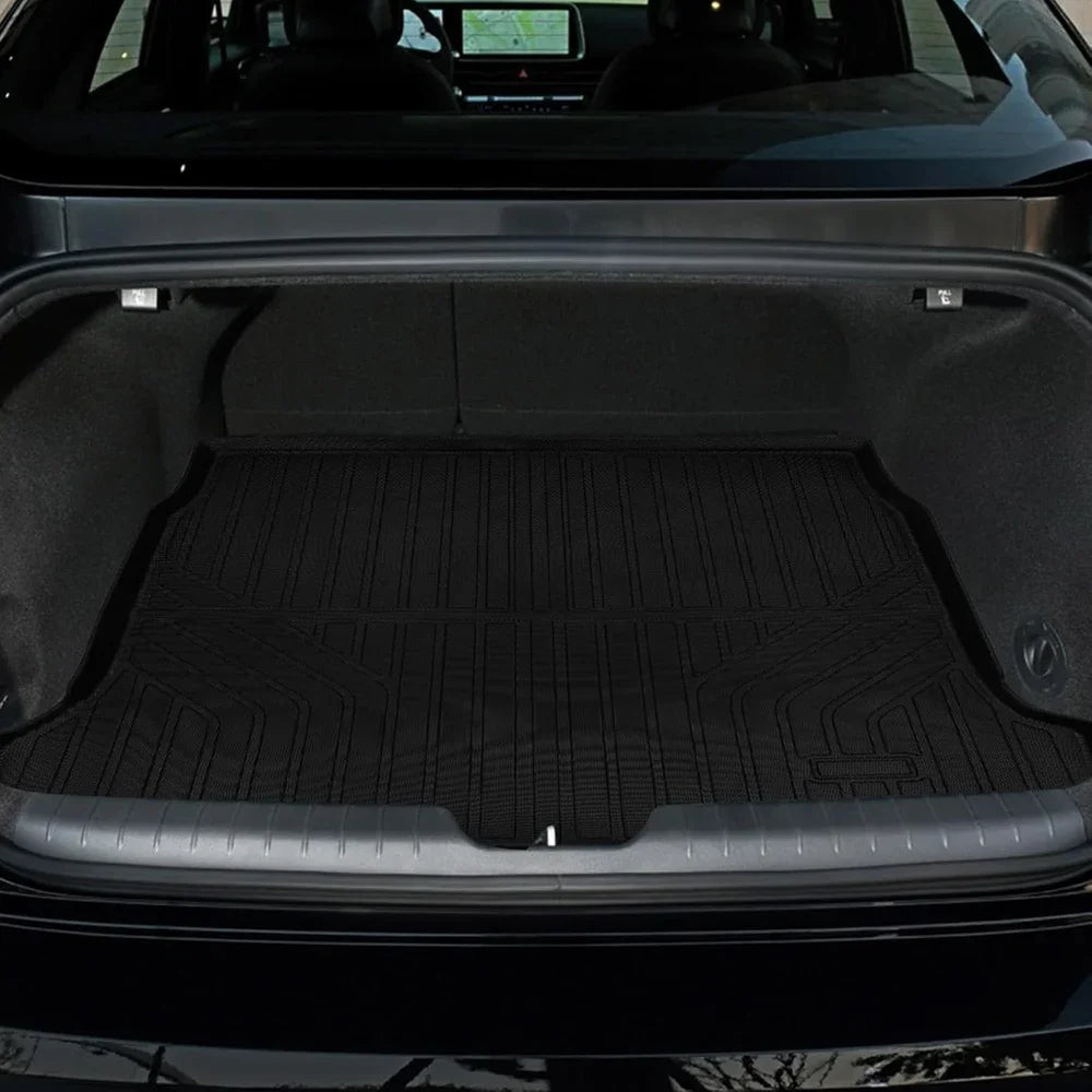 All Weather TPE Waterproof Floor Mats for 2023 2024 2025 Hyundai Ioniq 6 Trunk Mat 1st & 2nd Row Liner Cargo Liner Accessories