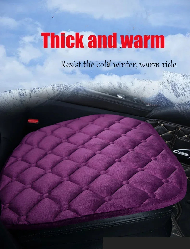 Car Seat Covers Full Set Plush Cars Accessories Breathable Car Seat Covers Universal for All Seasons Covers Cars Seats Warm Soft