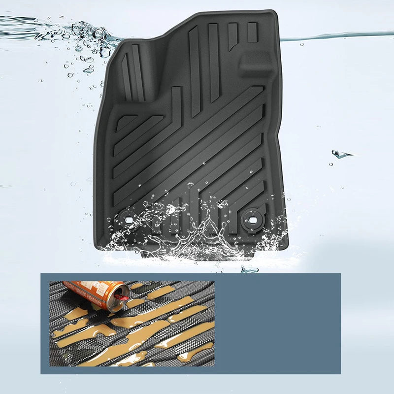 TPE Car Floor Mats For MG S5 ES5 2025-present Trunk Mat Waterproof Non-slip Foot Pad Trunk Protector Pad Carpet Boot Liner Tray