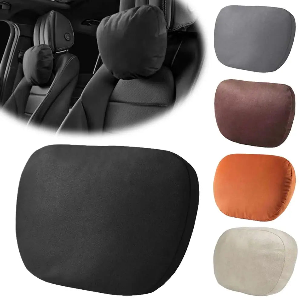 Car Headrest Pillow Memory Foam Neck Adjustable Car Pillow Neck Rest Cushion Relieve Fatigue for Universal Car Head Support