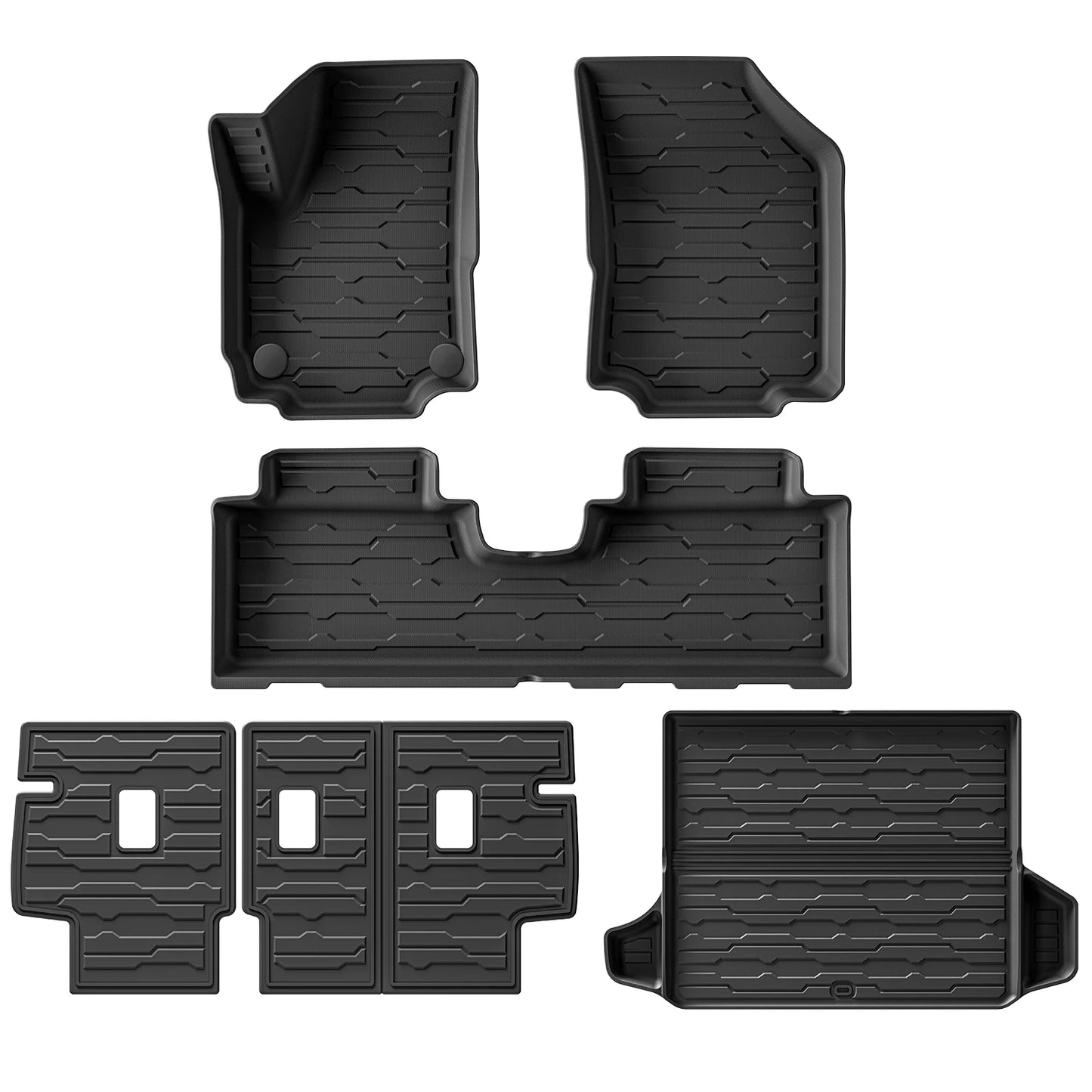 for GMC Terrain Chevrolet Equinox 2018 - 2024 TPE 3D Car Floor Mats Trunk Backrest Pad Waterproof Protective Left Rudder