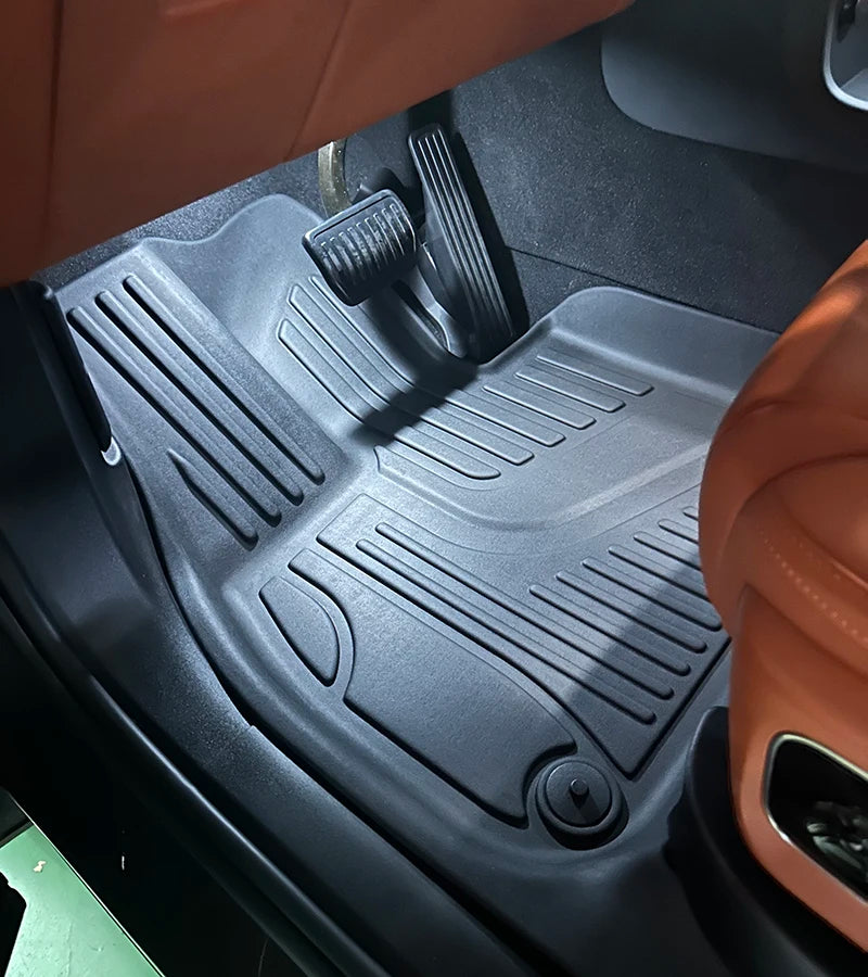 Wholesale Car Floor Mats for Lixiang L7 2023 2024 2025 Waterproof Non-slip Foot Pad TPE Car Carpet Black Floor Liners Trunk Mats