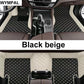 Custom Auto Luxury Leather Car Floor Mat For Seat Leon MK2 2006 2007 2008 2009 Car Mat Full Set Women Waterproof Accessories