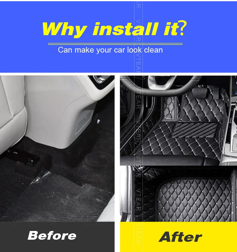 Vtear Car Carpet Cover Decoration Dustproof Floor Mat Accessories Interior Anti Dirt Pad Non Slip Parts For Chery Exeed RX 2024