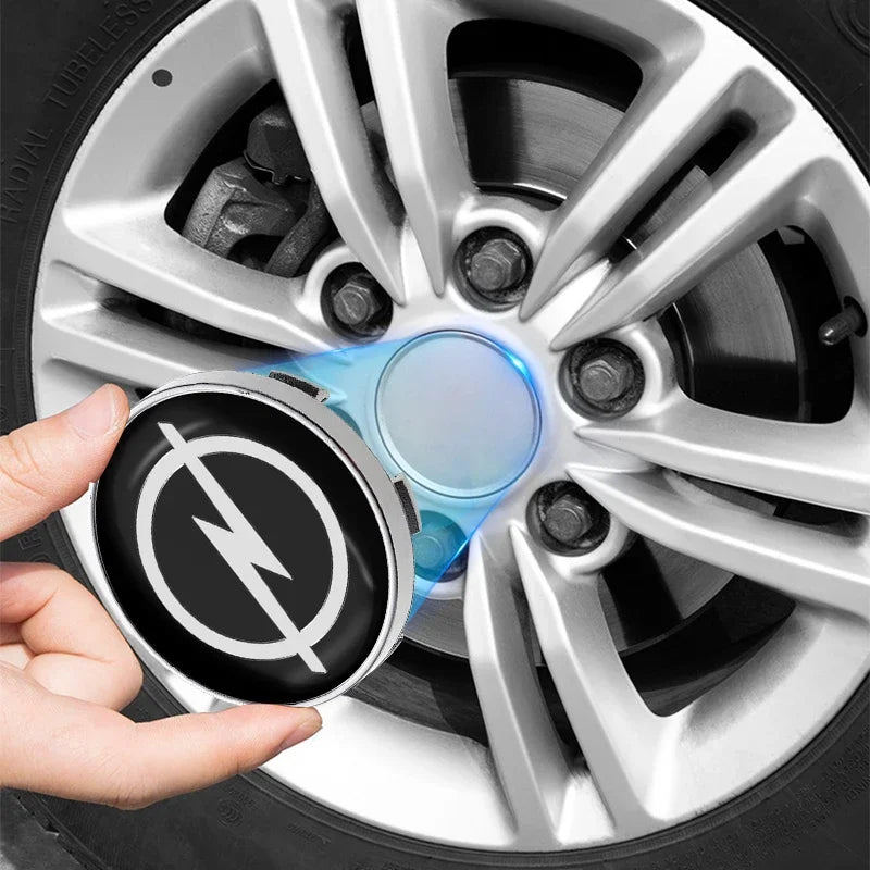60mm Metal Car Wheel Hub Covers with Exquisite Stickers For Opel Insignia Astra Antara Meriva Zafira H G Cors