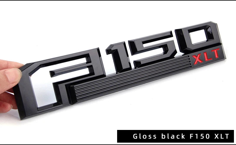 2PCS ABS Car sticker emblem accessories auto decal badge styling for Ford F-150 raptor xlt lARIAT   Logo