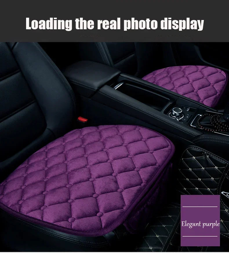 Car Seat Covers Full Set Plush Cars Accessories Breathable Car Seat Covers Universal for All Seasons Covers Cars Seats Warm Soft