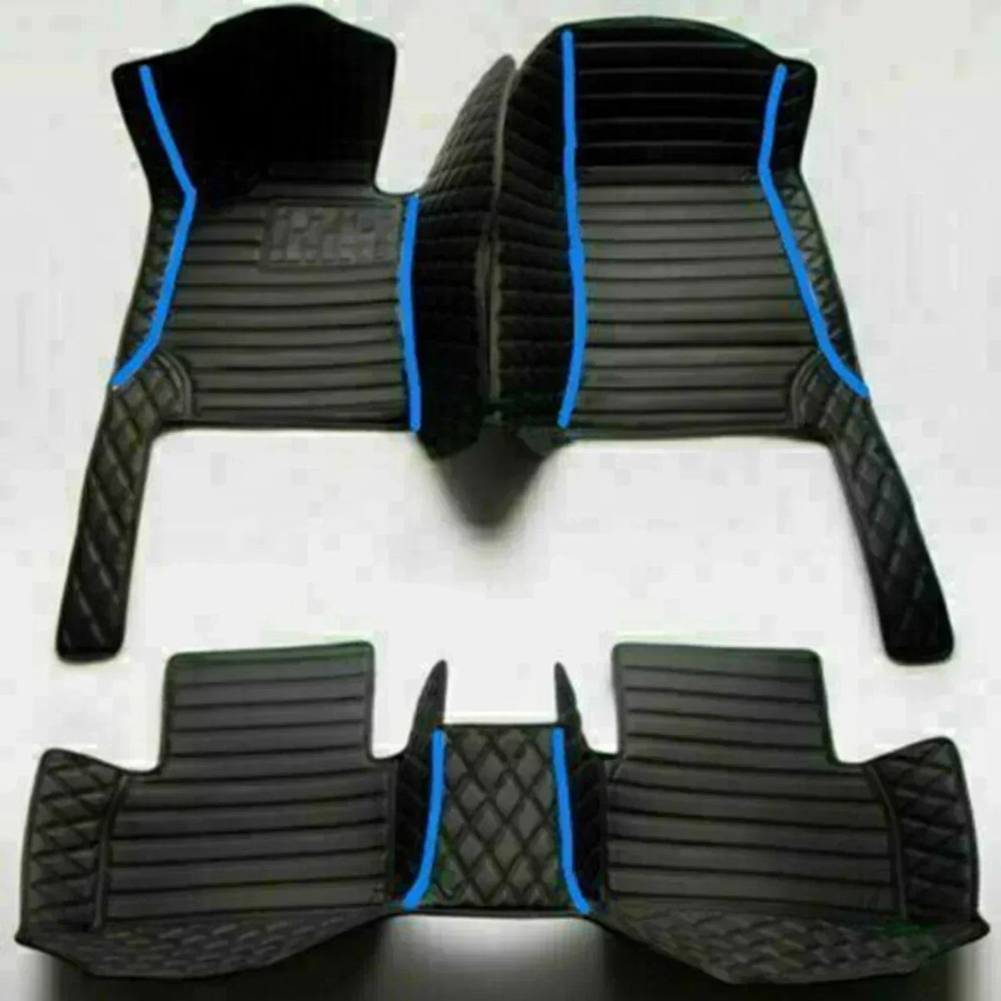 Leather Car Floor Mats For Seat Leon MK3 2012 2013 2014 2015 2016 2017 2018 2019 2020 All Weather Waterproof Car Floor Mats