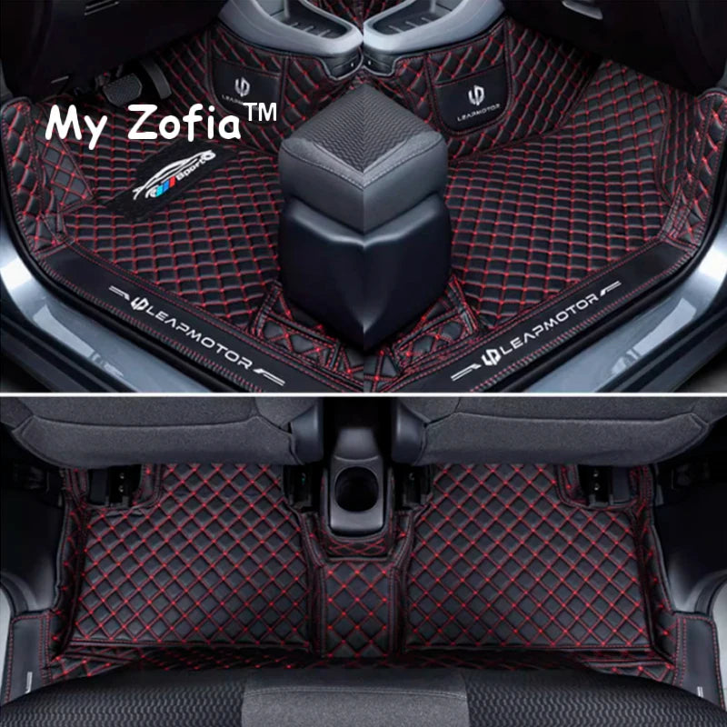 For Leapmotor T03 2023 2024 2025 Car Custom floor mat Carpet Cover Waterproof Non-slip Protector Floor Mats Interior Accessories