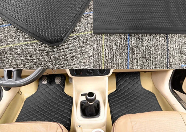 Universal General Car Floor Mats Floorlines Foot Pads Interior Carpets Waterproof Auto Rugs Styling Part Accessories Protective