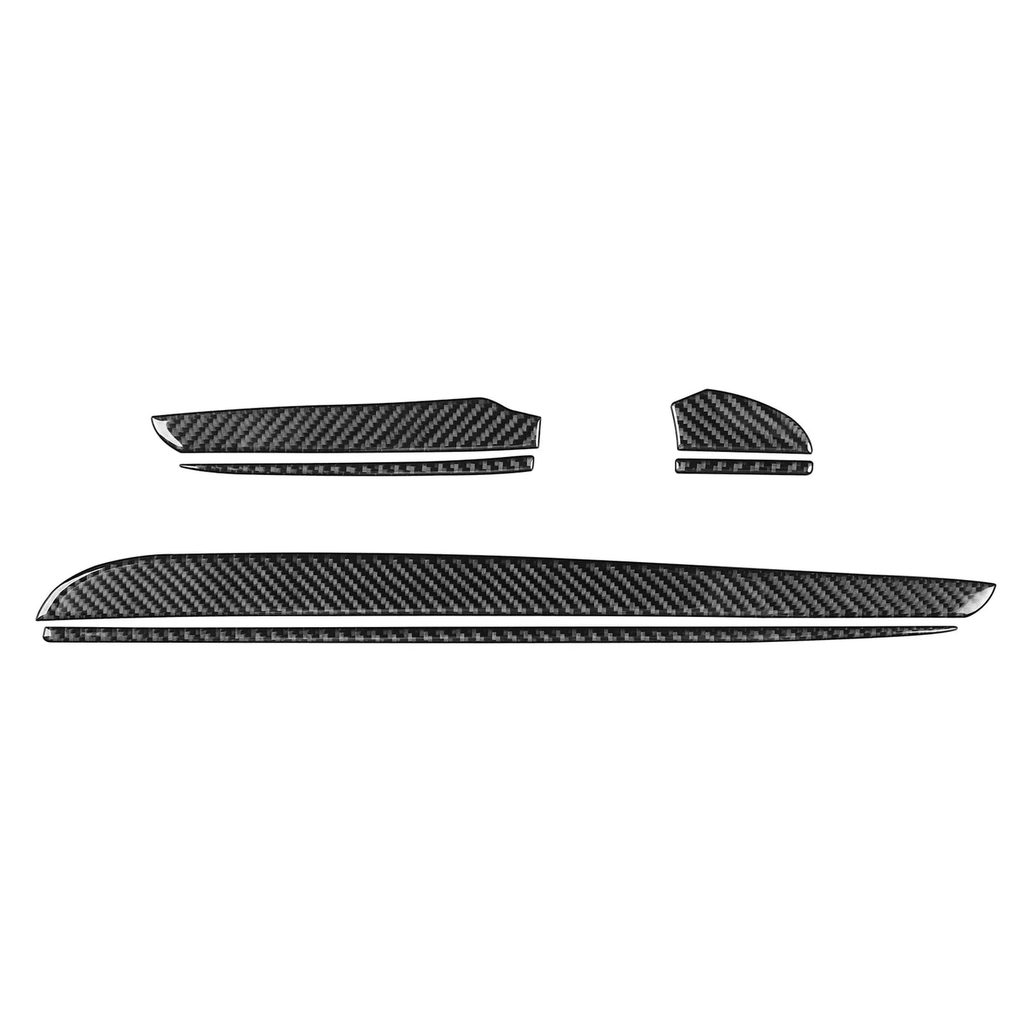 For Chrysler 300 300C 2015-2021 Carbon Fiber Center Console Dashboard Panel Interior Cover Stickers Auto Trim Car Accessories