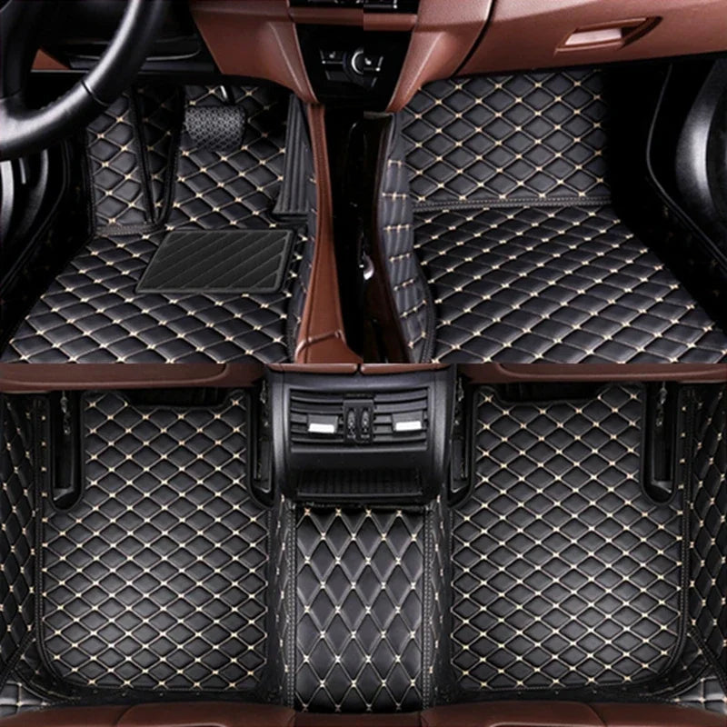 Custom For Audi E-tron 2019-2022 Car Foot Pads Protective Pad Auto Floor Mats Automobile Carpet Cover Auto Interior Accessories