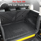 Rear Trunk Mats TPE Waterproof Cargo Liner For GWM Great Wall Tank 300 Full Surround Rear Seat Backrest Protection Pad