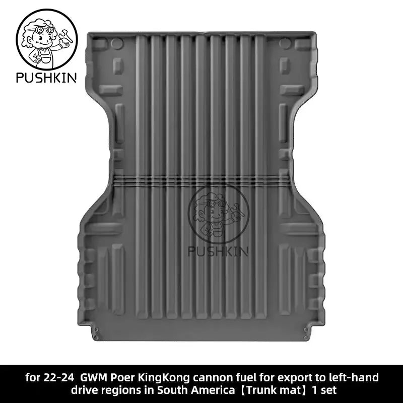 For GWM Poer KingKong 2025 2024 2023 Custom All-Weather TPE Floor Mat Trunk Mat Carpet Cover Auto Interior Accessories