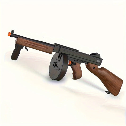 Large Thomson M1928 Blaster with Drum - Electric Automatic Blaster,Perfect Gift for Christmas, Halloween, Thanksgiving Outdoor G