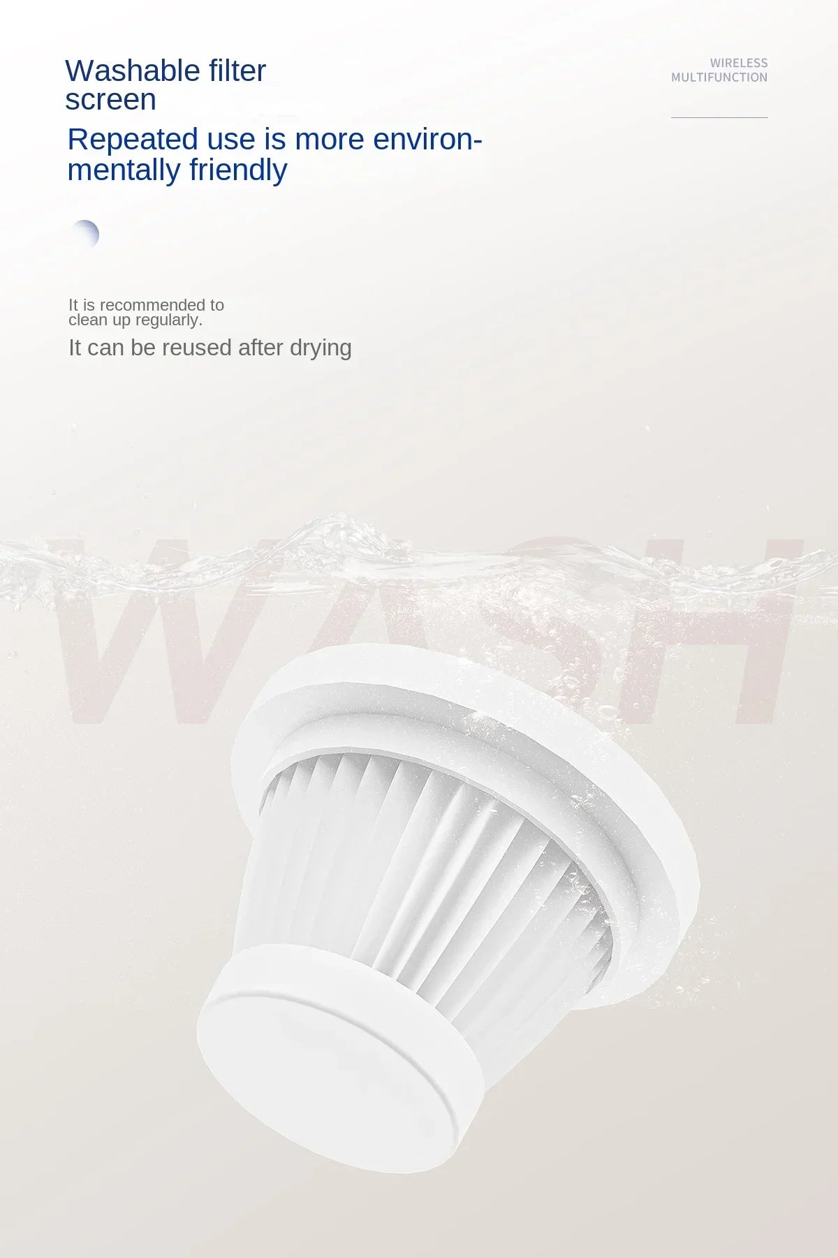 9500000Pa Automobile Vacuum Cleaner 5 in1 Wireless Vacuum Cleaner Car Handheld Strong Dust Collector Car Office Home Appliances