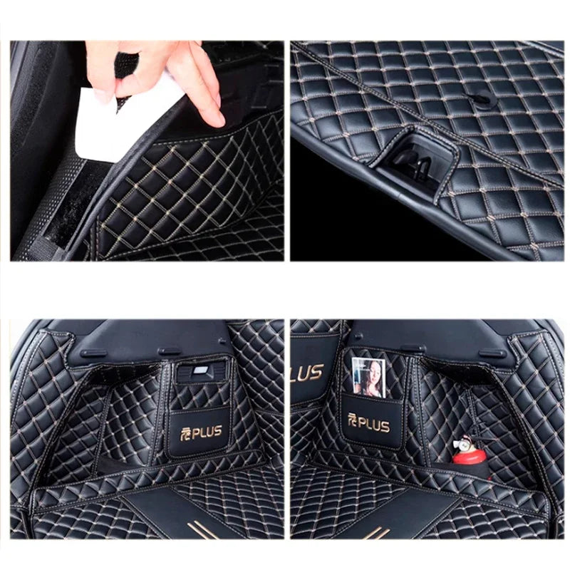 Custom For BYD Atto 3 Yuan Plus 2023 2024 2025 Car Rear Trunk Mat Cargo Boot Liner Tray Rear Boot Luggage Floor Carpet Tray Acce